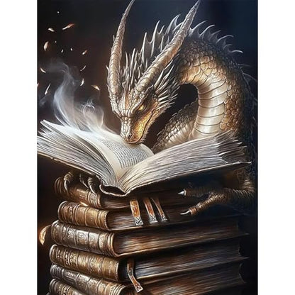 Diamond Art Kits for Adults, Dragon Diamond Painting Kit, 12x16 Inch - color: CYDP1P04