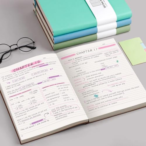 AHGXG Lined Journal Notebook, 320 Numbered Pages, B5 (7.6'' X 10'') - color: Purple, size: B5