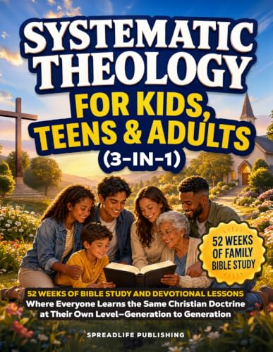 Systematic Theology for Kids, Teens & Adults (3-in-1): 52 Weeks of Bible Study and Devotional Lessons Where Everyone Learns the Same Christian Doctrine at Their Own Level—Generation to Generation