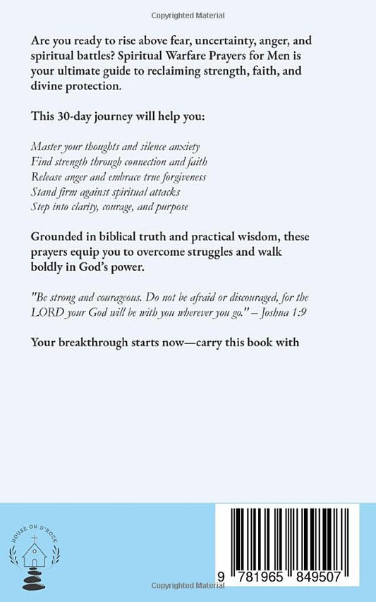 Spiritual Warfare Prayers For Men: 30 Days Breakthrough Prayers Modern Edition Overcome Overthinking, Loneliness, Anger, Spiritual Attacks, and ... with God’s Word (Devotional Gifts for Men)