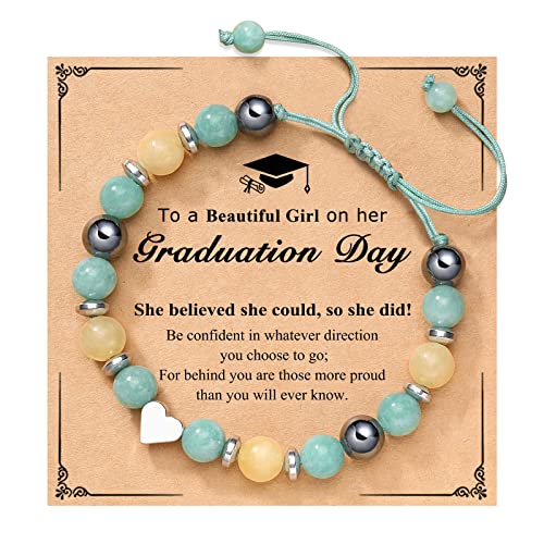 UPROMI To My Daughter/Granddaughter/Niece Bracelet Gifts for Girls - style: Graduated Girl