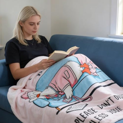 Nurse Appreciation Gifts for Women Men, Soft Flannel Nurse Throw Blanket, 2026 Nursing Week Graduation Gift, LPN RN Gifts for Nurses Practitioner Nursing Birthday Student Graduate Gift Ideas 50"x60" - color: Multi-nurse