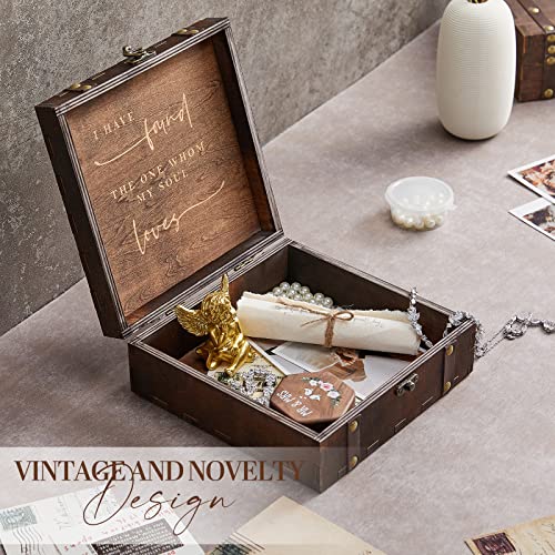 AW BRIDAL Bridal Shower Gifts Mr and Mrs Wedding Keepsake Box for Couples - color: Mr & Mrs