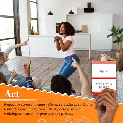 Kulture Games Get ChurchED | The Christian Party Game| Christian Gifts & Cards | Bible Trivia Game | Charades Games | Family & Youth Groups | Bible Quiz (Sing, Act/Charades, Explain) - style: Get ChurchED