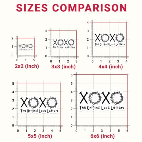 3Pcs The Original Love Letters Sticker Crown of Thorns Gifts Jesus