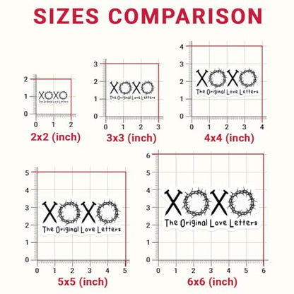 3Pcs The Original Love Letters Sticker Crown of Thorns Gifts Jesus
