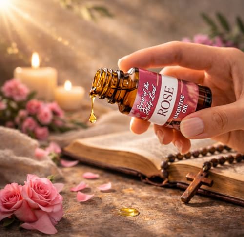 Biblical Lavender & Rose Anointing Oil from Jerusalem 2 Bottles x 10 ml