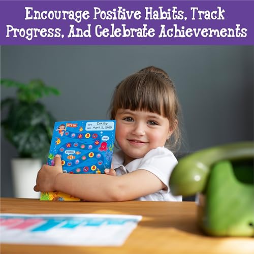40 Pack Incentive Chart, 2 Adorable Designs with 1078 Stickers, Classroom Family Reward Chart System for Kids Homework Assignments, Attendance, Good Behavior, Chores, Potty Training Progress - style: Forest and Ocean