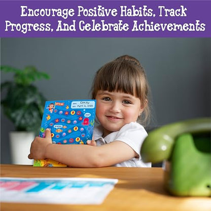 40 Pack Incentive Chart, 2 Adorable Designs with 1078 Stickers, Classroom Family Reward Chart System for Kids Homework Assignments, Attendance, Good Behavior, Chores, Potty Training Progress - style: Forest and Ocean