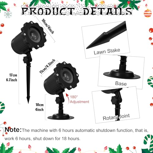 Treela Nativity Projector Light Outdoor Christmas Religious Decoration