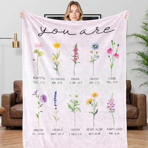Christian Gifts for Women, Christian Throw Blanket 50'' x 60'' - color: Christian, size: Throw Size 50" x 60" (130 x 150 cm)