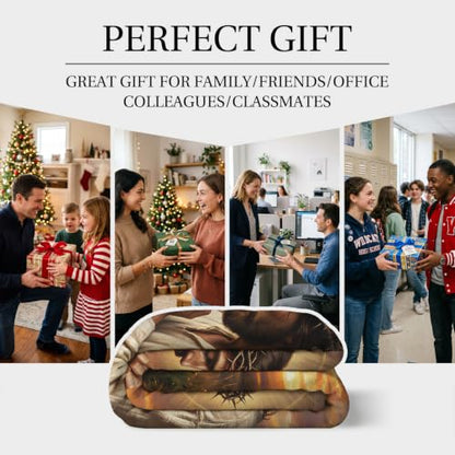 Jekeno Jesus Christ Gifts Blanket Religious Christian Throw Blanket - color: Jesus Praying, size: 60x80 Inch