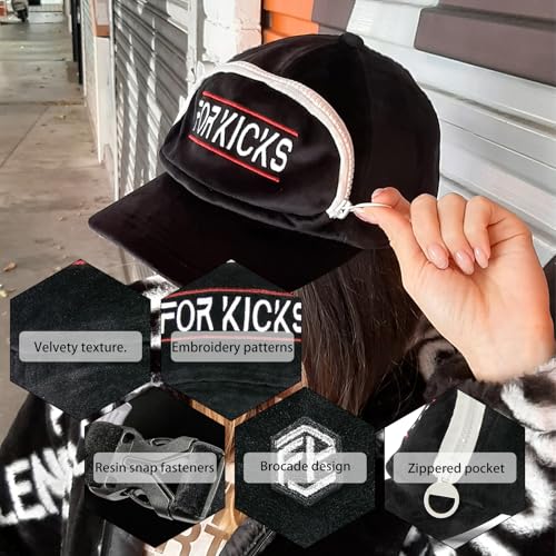 Baseball Cap for Women Men - Adjustable Size Hat - color: Black-19