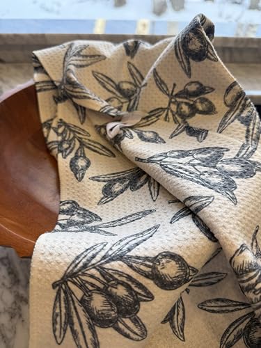 Kitchen Towels, Dish Towels for Kitchen, 3 Pc Kitchen Towel Set - color: Gray