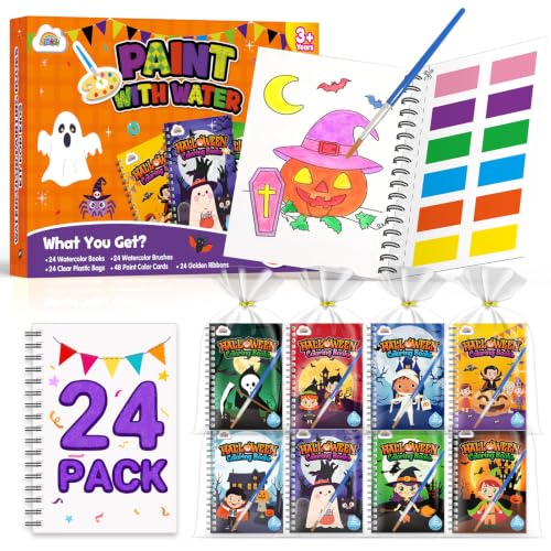 ZMLM 24 Pack Halloween Coloring Books - Halloween Party Favors for Kids 4-8 - style: Halloween