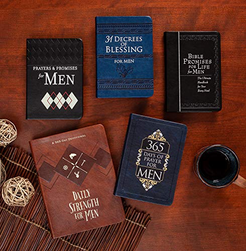 365 Days of Prayer for Men (Faux Leather) – Guided Prayers for Men, Perfect Gift for Husbands, Fathers, or other Special Men in your Life