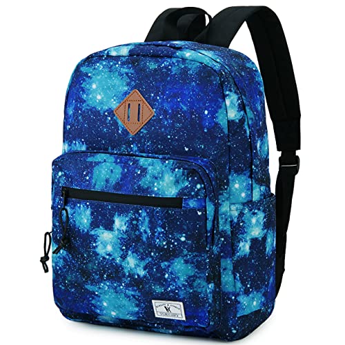 VX VONXURY Kids Backpack for School Travel,16.7 Inch Lightweight Bookbag - color: Galaxy Blue