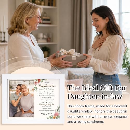 Daughter in Law Gifts - Light Up Picture Frame with Poem - color: Daughter in Law Gifts