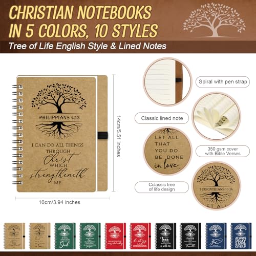 Sinload 60 Pcs/ 30 Set Christian Prayer Journal Bible Pen, English Classic - style: English Classic