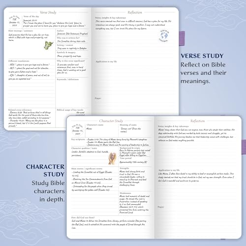 Legend Bible Study Journal for Women, Guide Notebook for Notes Periwinkle - color: Periwinkle