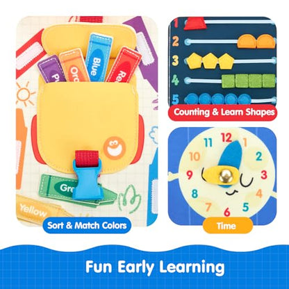 hahaland Busy Book Preschool Learning Activities, First Day of School Gifts - style: First Day of School