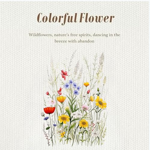 Canvas Tote Bag with Zipper Handles for Women Bridesmaid Birthday Wedding Mother Ladies Shopping Gift Bags - color: Flower-8