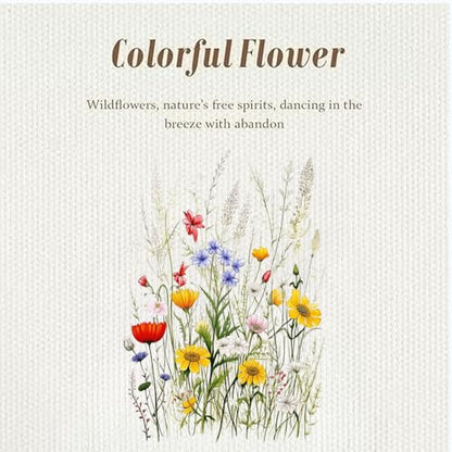 Canvas Tote Bag with Zipper Handles for Women Bridesmaid Birthday Wedding Mother Ladies Shopping Gift Bags - color: Flower-8