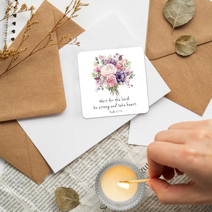 Floral Bible Verse Cards, 60 Mini Prayer Cards for Women - color: Floral