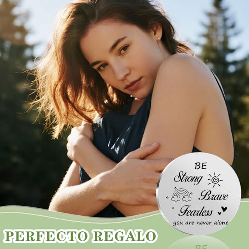 Pocket Hug Token 2026 Graduation Giftsfor her him Mothers Day Gifts for Mom Thank You Gift for Her Him - color: Be Strong Brave Fearless