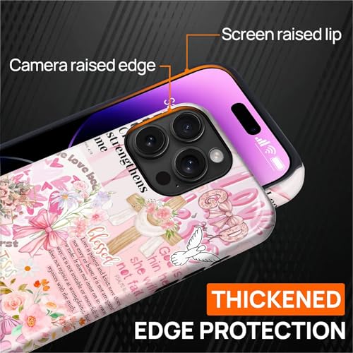 Magnetic Case for iPhone 14 Pro, Compatible with Magsafe PC Hard Shell & Silicone Inner Bumper Anti-Scratch Full-Body Cover Shockproof Slim Design Retro Newspaper Collage Religious Jesus - color: Retro Newspaper Collage Religious Jesus, size: iPhone 14 Pr