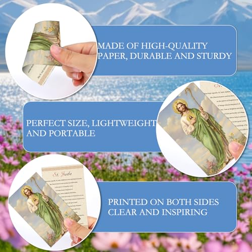 240 Pcs Saint Jude Holy Prayer Cards Gifts Catholic Tracts - style: Saint Jude