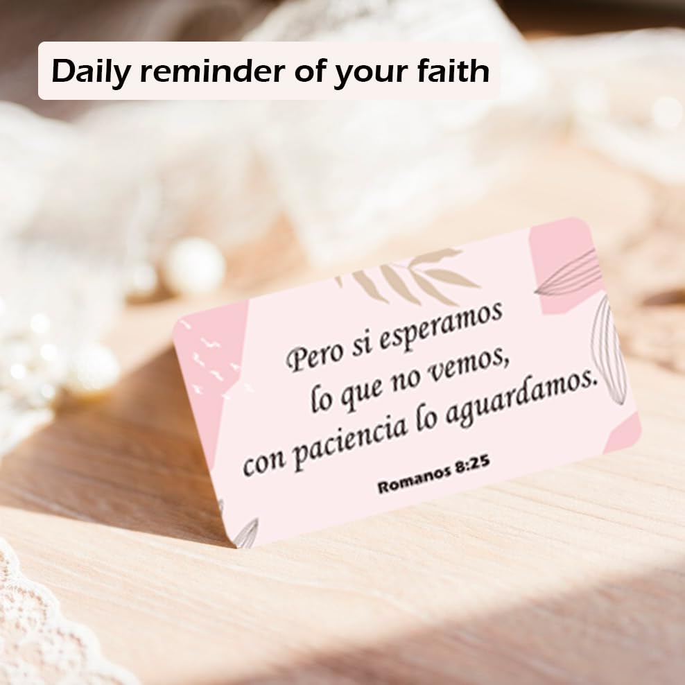 Empowering Spanish Prayer Cards: 60 Unique Boho Christian Cards with Inspirational Bible Verses and Mini Scripture for Daily Encouragement | Religious Gifts - style: Boho