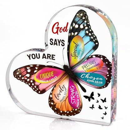 Christian Gifts for Women Birthday, Butterfly Inspirational Gifts for Mom - color: Butterfly