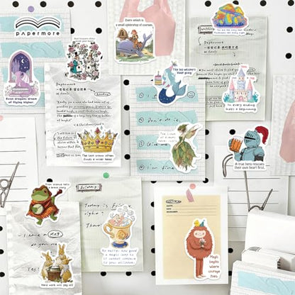 50PCS Cute Positive Affirmation Stickers - style: Traditional