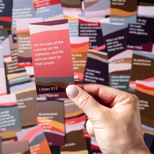 DIVERSEBEE Bible Verse Cards, 60 Unique Prayer Cards (Waves Theme) - color: Waves