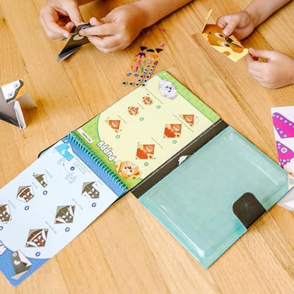 Melissa & Doug On The Go Origami Animals Craft Activity Set - 38 Stickers, 40 Origami Papers