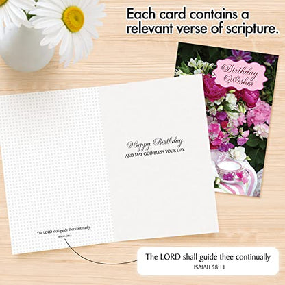 Faithfully Yours Designer Greetings Inspirational Boxed Card 50 Pack