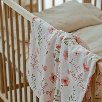 Fleece Baby Blankets for Girls & Boys, Infant Toddler Blanket - color: A Pink Floral