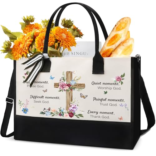 Christian Canvas Tote Bag - Spanish Positive Inspiration Totes - style: Happy Moment Praise God