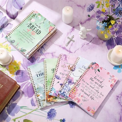 Supervitae 12 Pack Christian Journals Notebooks Gifts for Women,Pastel - style: Pastel