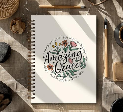 Dejfel Christian Bible Notebook Journal,Inspirational Gift for Women Girls - color: 001grace
