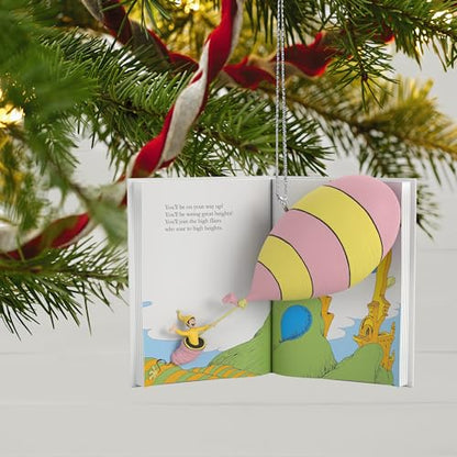 Hallmark Keepsake Christmas Ornament, Dr. Seuss's Oh, The Places You'll Go! Book, Gifts for Dr. Seuss Fans - style: Oh, The Places You'll Go!