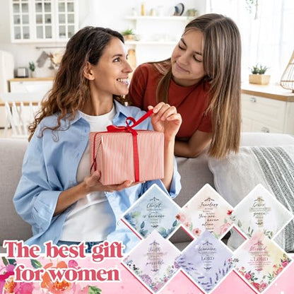 HunnmingRe Christian Handkerchief for Women Inspirational Gifts Bulk Inspirational Religious Bible Verse Handkerchief - style: Inspiring Cross