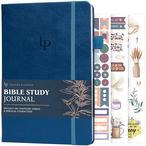 Legend Bible Study Journal for Women, Guide Notebook for Notes Mystic Blue - color: Mystic Blue