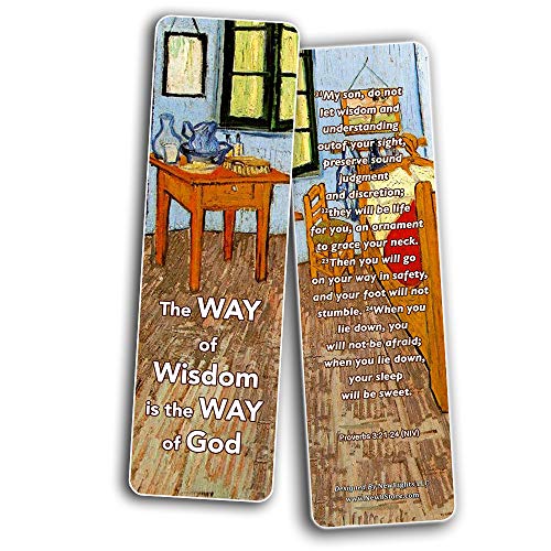 NewEights Wonderful Magnificent God Bible Verses Bookmarks (12 Pack) - color: Wonderful Magnificent God Bible Verses (12-pack)