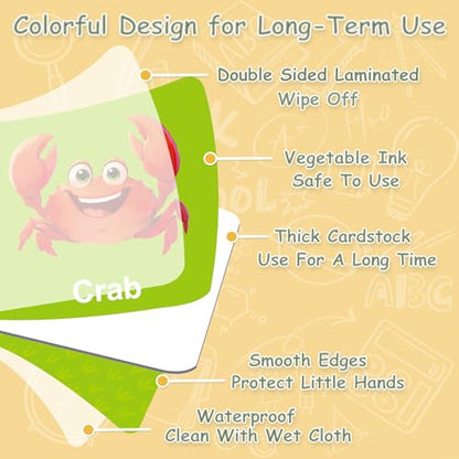 72 PCS Memory Match Game, Animal Matching Game for Kids 3 and up, Enhanced Memory Skills Card Games for Kids Ages 4-8