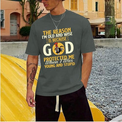 Christian Shirts for Men Jesus God Shirt Religious Bible Verse Tshirts Inspirational Faith Tee Graphic Funny Tees - color: Deepgray, size: X-Large