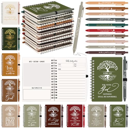 Kosiz Christian Gifts Bulk Prayer Journals with Pens,80 Pcs,Vivid Color - color: Neutral Color