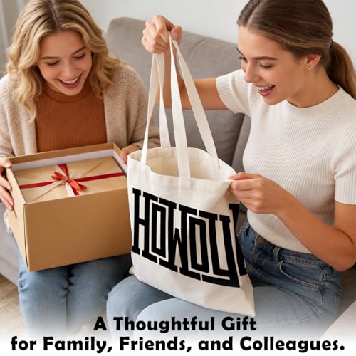 Western Canvas Tote Bag, Western Gift for Women - color: Howdy