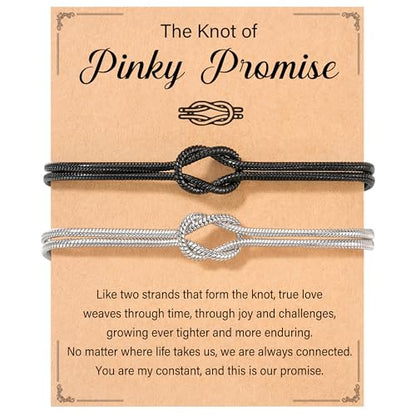 Tarsus Matching Couples Bracelets Forever Love Knot Relationship Jewelry - style: Matching Love Knot